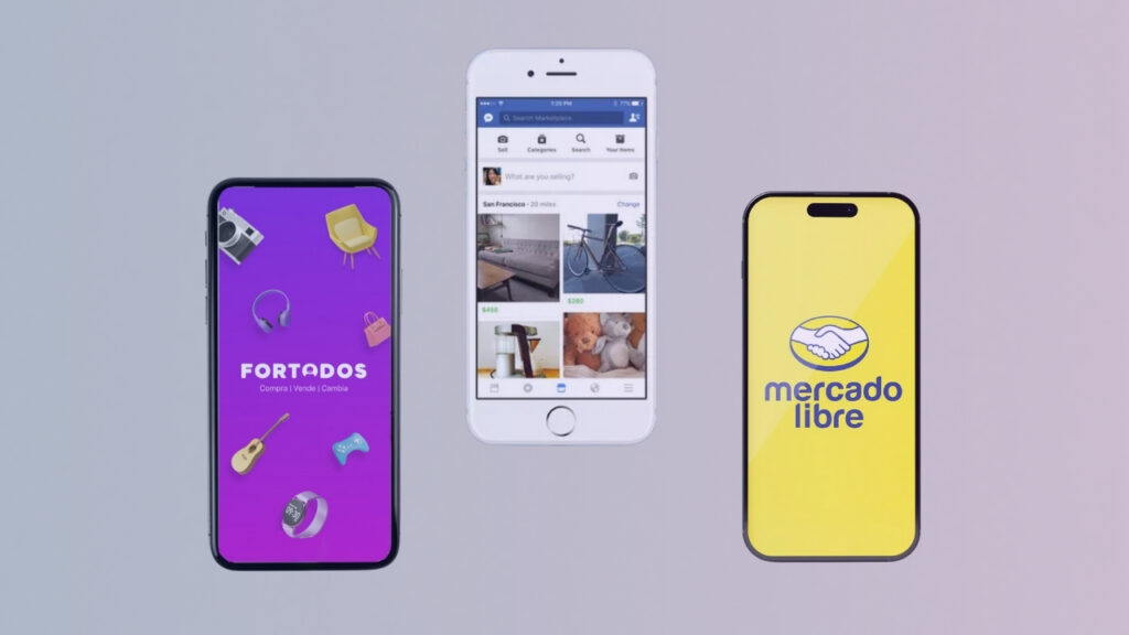 Tabla comparativa de ForTodos, Mercadolibre y Facebook Marketplace